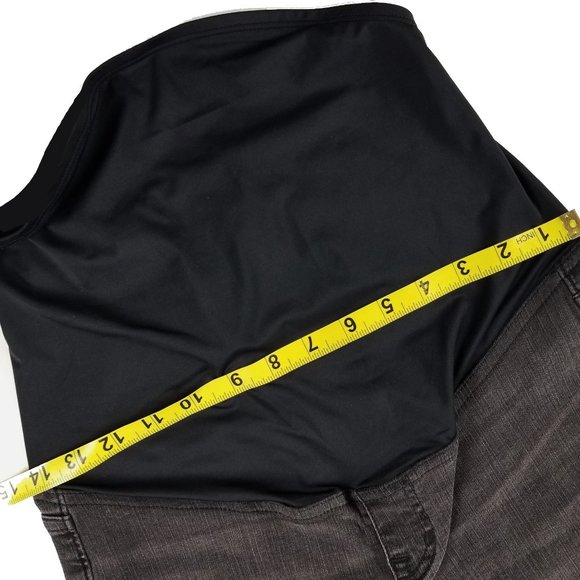 Madewell Maternity Over-the-Belly 2nd 3rd Trimester Skinny Jeans Faded Black 24 - Picture 12 of 12